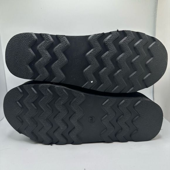 CUSHIONAIRE Women's Genuine Suede pull platform boot +Memory Foam 8 BLACK - Picture 5 of 7